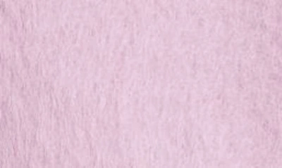 Shop Maison Margiela Angora Wool Blend Crop Cardigan In Acid Lavender