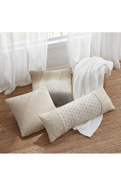 Dkny Waffle Cotton Throw Blanket In White