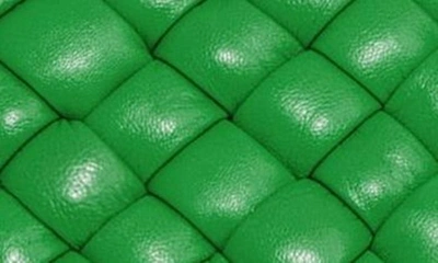 Shop Rebecca Minkoff Edie Woven Leather Convertible Crossbody Bag In Acid Green