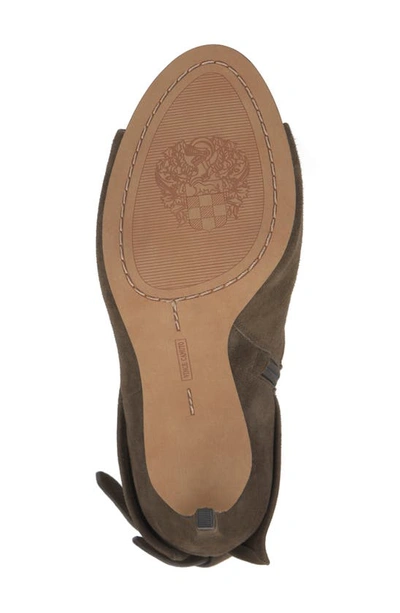 Vince Camuto Amesha Open Toe Bootie In Sable Brnlea