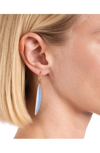 Shop Alexis Bittar Lucite® Sliver Drop Earrings In Opal