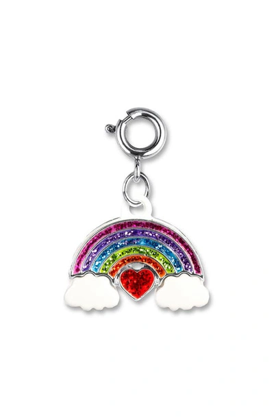 Shop Charm It !® ® Glitter Rainbow Charm In White