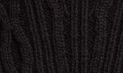 Shop Simkhai Susanna Quarter Zip Peplum Sweater In Black