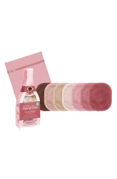 Shop Makeup Eraser Pop The Bubbly 7-day Set With Laundry Bag In Neutral Pink
