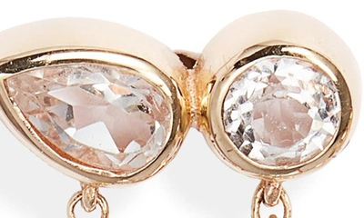 Anzie Women's Cléo Liana 14k Yellow Gold, Topaz & 0.12 Tcw Diamond Drop Earrings In Gold