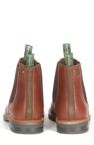 Shop Barbour Farsley Chelsea Boot In Teak