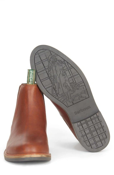 Barbour Farsley Chelsea Boot In Teak