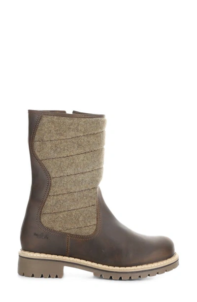 Shop Bos. & Co. Harlyn Waterproof Boot In Camel/ Beige Saddle/ Tweed