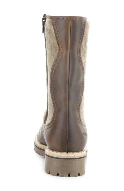 Shop Bos. & Co. Harlyn Waterproof Boot In Camel/ Beige Saddle/ Tweed