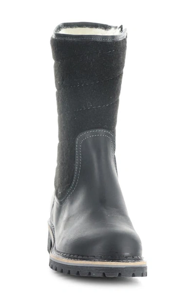 Shop Bos. & Co. Harlyn Waterproof Boot In Black Saddle/ Tweed