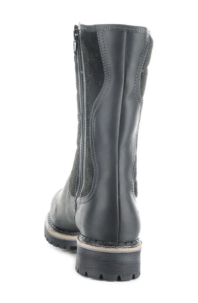 Shop Bos. & Co. Harlyn Waterproof Boot In Black Saddle/ Tweed