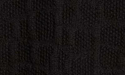 Shop Versace Crocodile Jacquard Wool Crewneck Sweater In Black