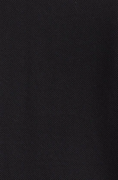 Shop Versace Greca Medusa Patch Cotton Piqué Polo In Black Caramel