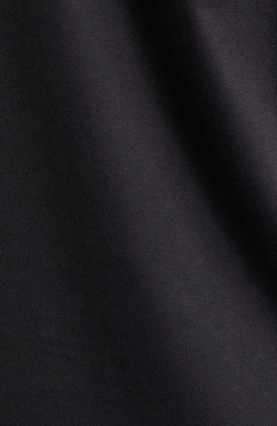 Shop Versace Cotton Jersey Graphic T-shirt In Black Print