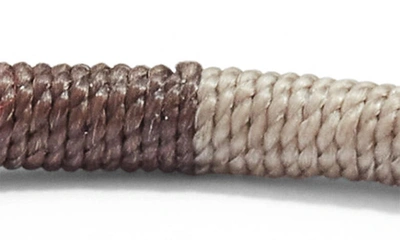 Caputo & Co Wrapped Leather Bracelet In Brown Combo