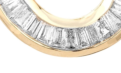 Adina Reyter 14k Yellow Gold Diamond Baguette Horseshoe Pendant In Yellow Gold