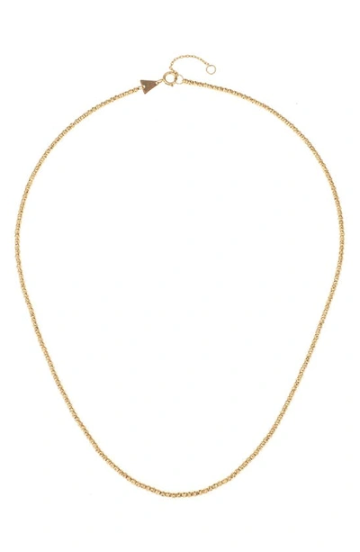 Shop Adina Reyter Bead Chain Necklace In Yellow Gold