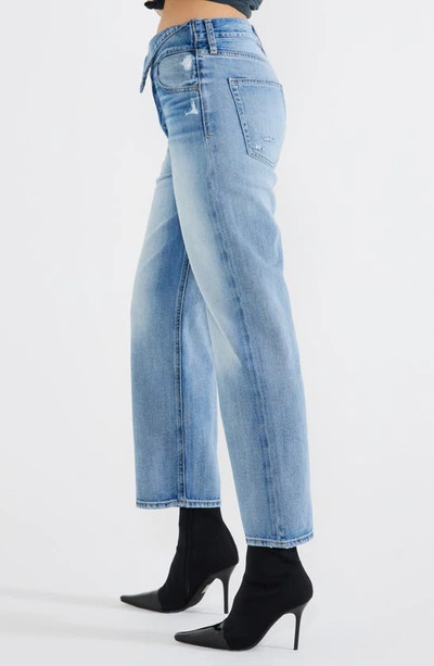 Shop Etica Neli Crossover Crop Jeans In Castaway