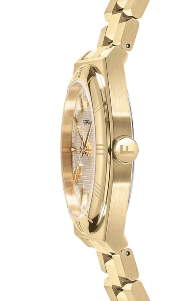 Ferragamo Men's Vega Upper East Ip Yellow Gold Stainless Steel Bracelet Watch/40mm In Ip Yellow Gold