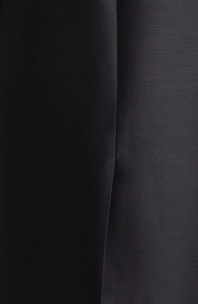 Shop Versace Wool & Silk Pencil Skirt In Black
