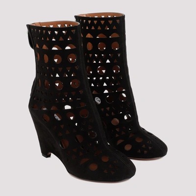 Shop Alaïa Vienne Boots Shoes In Black