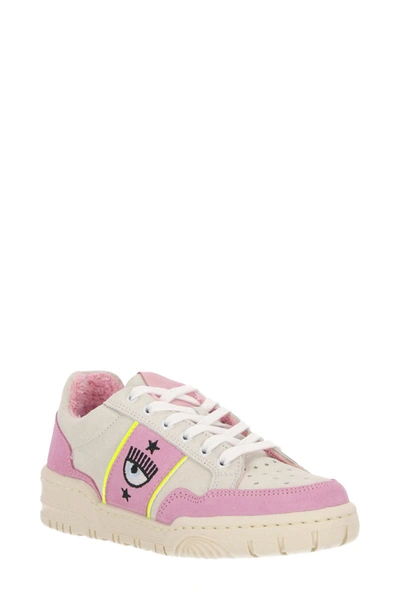 Shop Chiara Ferragni Sneakers In Pink/ice