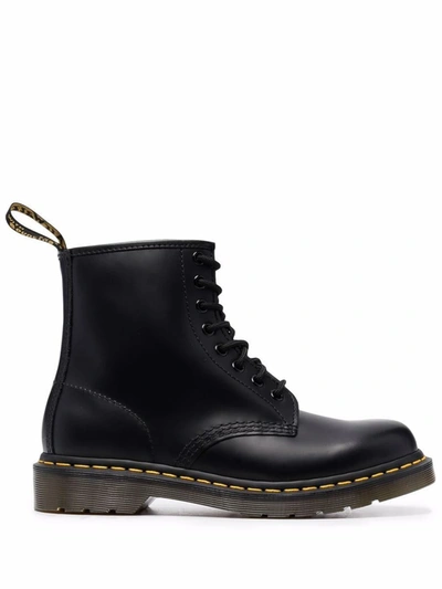 Shop Dr. Martens' Dr. Martens 1460 Leather Lace Up Ankle Boots In Black