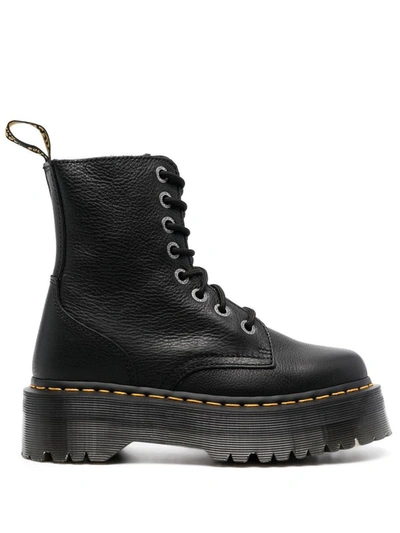 Shop Dr. Martens' Dr. Martens Jadon Iii Leather Ankle Boots In Black