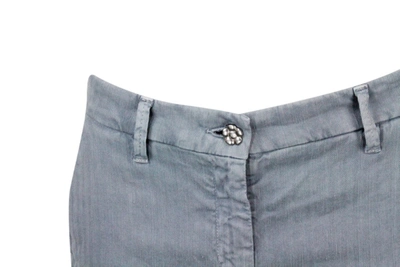 Shop Jacob Cohen Trousers In Light Blue