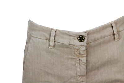 Shop Jacob Cohen Trousers In Beige