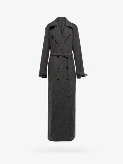 Shop Dries Van Noten Coat In Grey