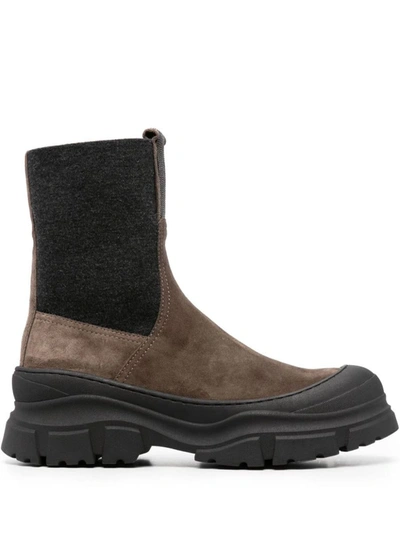 Brunello Cucinelli Shoes In Brown