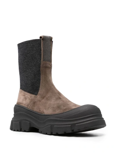 Brunello Cucinelli Shoes In Brown