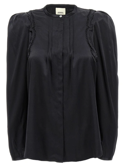 Shop Isabel Marant 'joanea' Shirt In Black