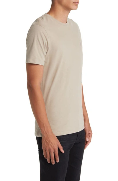 Shop Allsaints Brace Tonic Slim Fit Cotton T-shirt In Beige Taupe