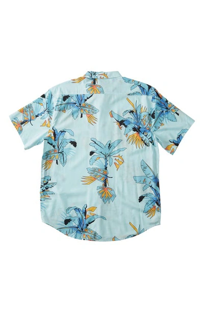 Shop Billabong Kids' Sundays Button-up Shirt In Coastal