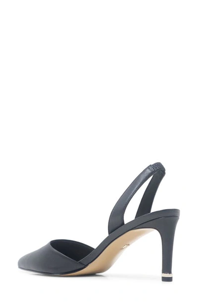 Shop Kenneth Cole New York Riley Slingback Pointed Toe Pump In Black