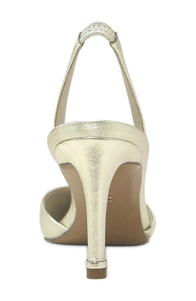 Shop Kenneth Cole New York Riley Slingback Pointed Toe Pump In Champagne