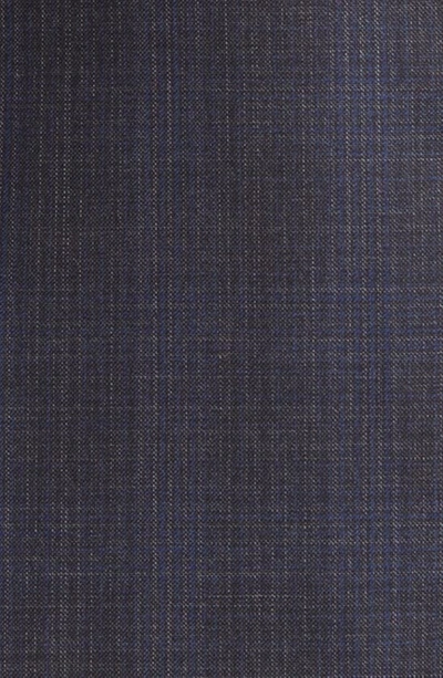 Shop Emporio Armani Plaid Suit In Blue