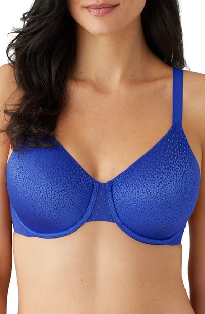 Shop Wacoal Back Appeal Smoothing Underwire Bra In Radiant Blue