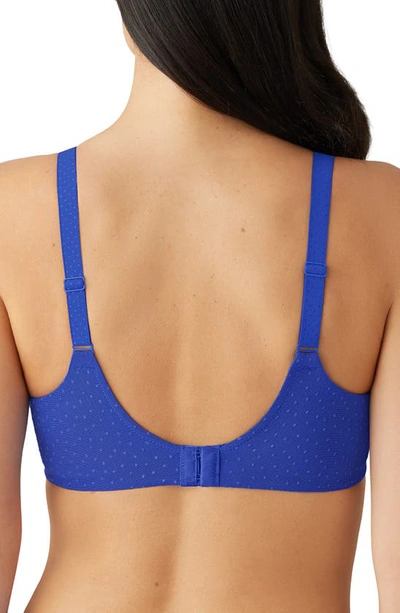 Shop Wacoal Back Appeal Smoothing Underwire Bra In Radiant Blue