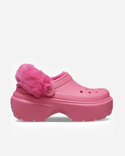 Shop Crocs Stomp Lined Clog In Pink