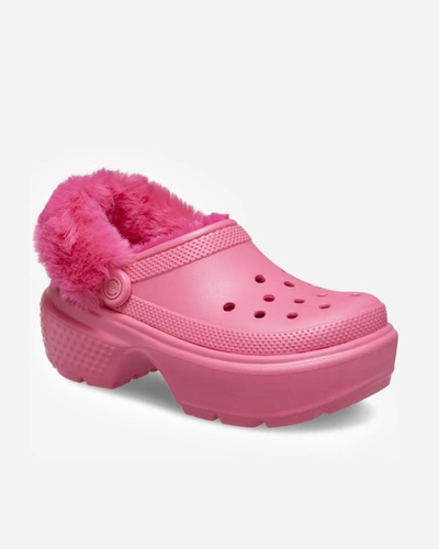 Shop Crocs Stomp Lined Clog In Pink