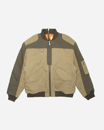 Shop (d)ivision Tech Bomber Jacket In Green