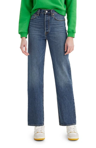Shop Levi's Ribcage High Waist Straight Leg Jeans In Valley View