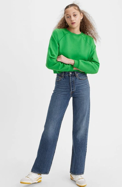 Levi's Ribcage High Waist Wide Leg Jeans In Valley View
