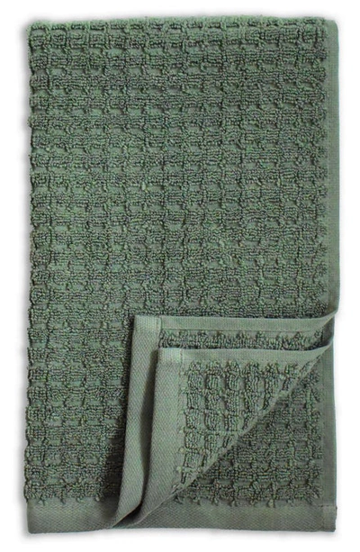 Shop Dkny Quick Dry 6-piece Bath Towel, Hand Towel & Washcloth Set In Moss