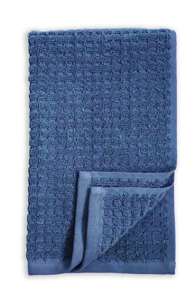 Shop Dkny Quick Dry 6-piece Bath Towel, Hand Towel & Washcloth Set In Denim