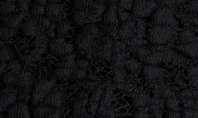 Shop Chloé Long Sleeve Turtleneck Smocked Lace Maxi Dress In 001-black