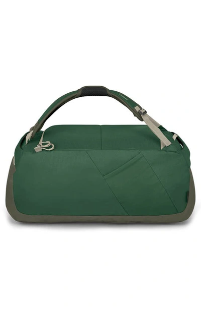 Shop Osprey Daylite 60l Duffle Bag In Green Canopy/ Green Creek